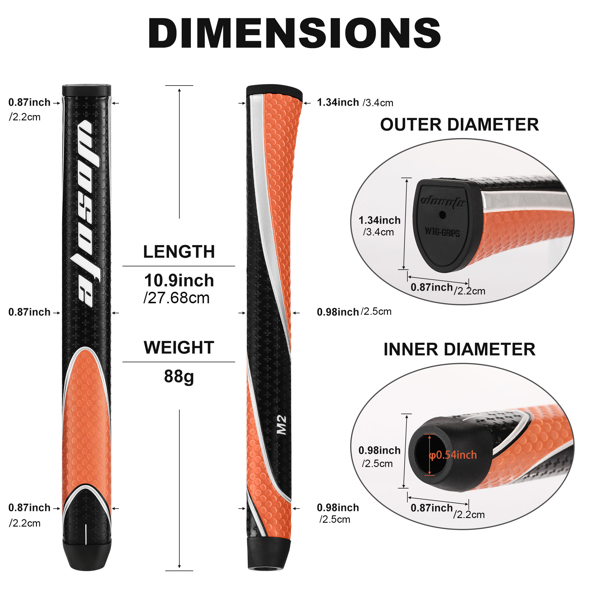 قطعة واحدة من قبضة نادي الجولف - مراجعة Golf Equipment Usa وسعره